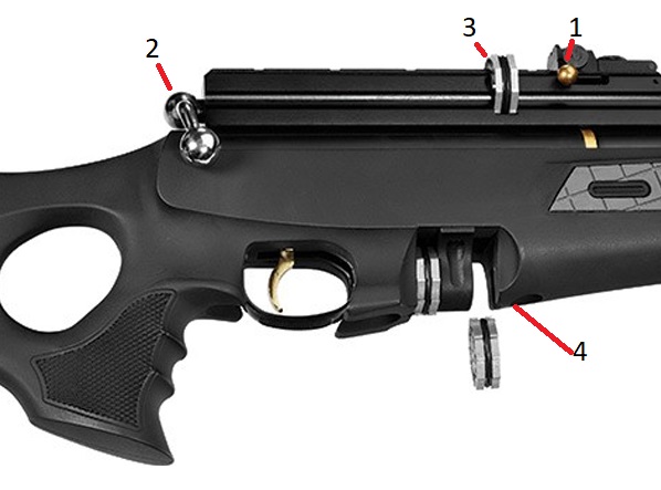 Заряжание Hatsan BT65-RB-Elite