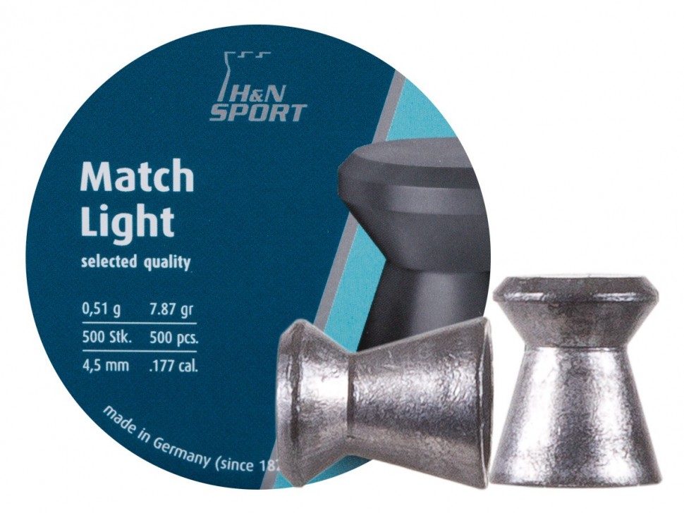 Пули H&N Finale Match Light. Кал. 4.5 мм. Вес - 0.51 г. - купить в Киеве