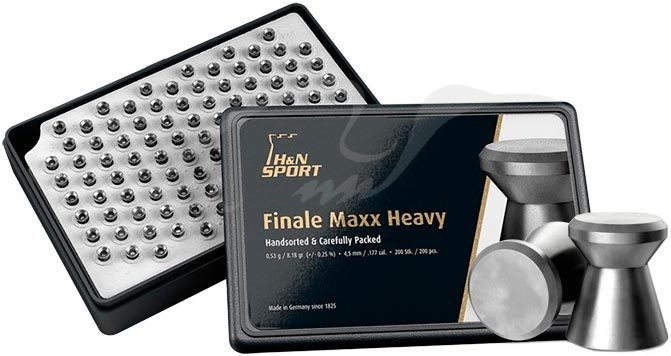 Купить пули H&N Finale Maxx HW. Кал. 4.5 мм. Вес - 0.53 г. - в Киеве