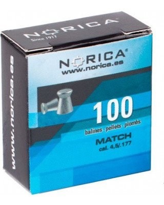 Купить пули Norica Match. Кал. 4.5 мм. Вес - 0.48 г. 100 шт - в Киеве