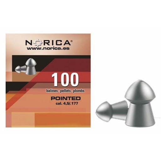 Купить пули Norica Pointed. Кал. 4.5 мм. Вес - 0.56 г. 100 шт - в Киеве
